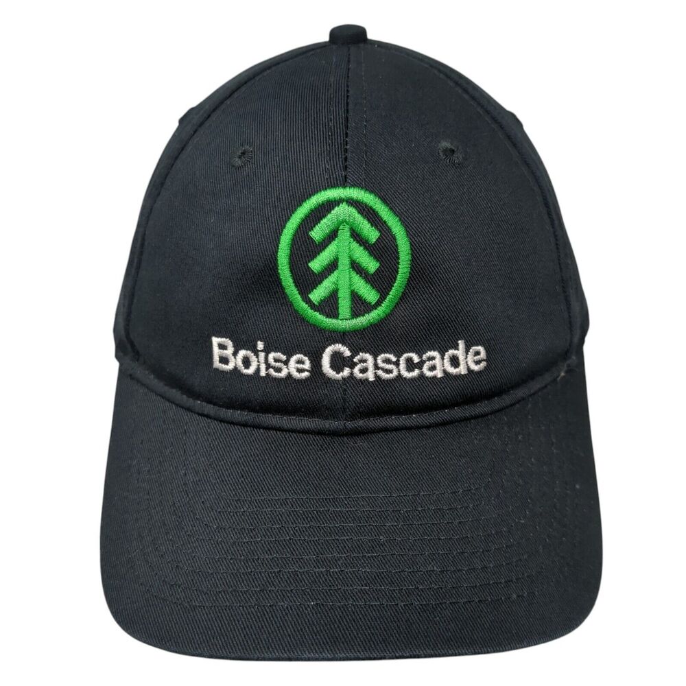 Boise Cascade Strapback Hat Black One Size Embracing Our Differences
